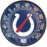 INDIANAPOLIS COLTS OFFICIAL 12.75" DIAMETER NFL THERMOMETER