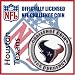 Houston Texans NFL Football Helmet Challenge Coin Poker Card Guard with Air Tite Holder