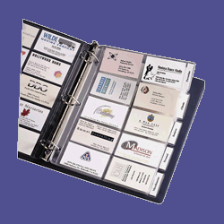 Avery(R) Business Card Holder Refill Sheets, Vinyl Tabbed, Pack Of 5 by Avery