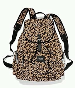 leopard print bookbag