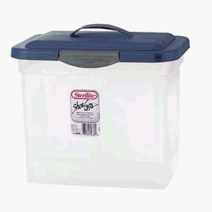 Sterilite #18960606 Large Showoff Clear Storage Box