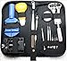 MLXGER® Professional Watch Repair Tool Kit Set, Antimagnetic Screwdriver, Portable Tool Kit, Perfect Kit Watchmaker