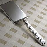 SILVER PLATED WEAVE DESIGN LASAGNA SERVER