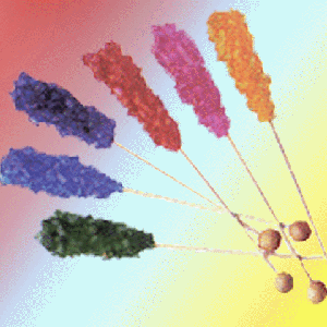Rock Candy Sticks Assorted by Hard Candy