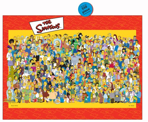 Childrens Toyshop  Toys : Simpson's "The Cast" Jigsaw 550pc