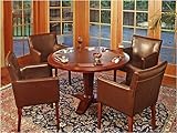 Poker Game Table, Dining Top and Club Gaming Chairs Set