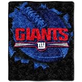 Northwest New York Giants 49ers 50 inch x 60 inch Sherpa Throw