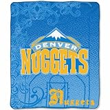 Denver Nuggets Royal Plusch Raschel 50x60 Throw Blanket - NBA Basketball