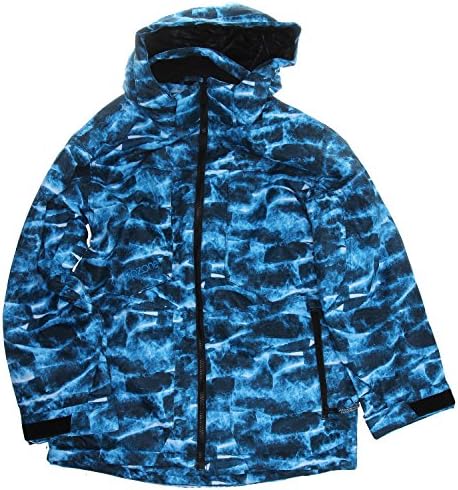 Ripzone Tradition Snowboard Jacket Mountain Blue Print Youth