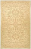 Safavieh Chelsea Hk11P 4 x 6 Ivory / Gold Oval Area Rug Safavieh Chelsea Hk11P 4 x 6 Ivory / Gold Oval Area Rug