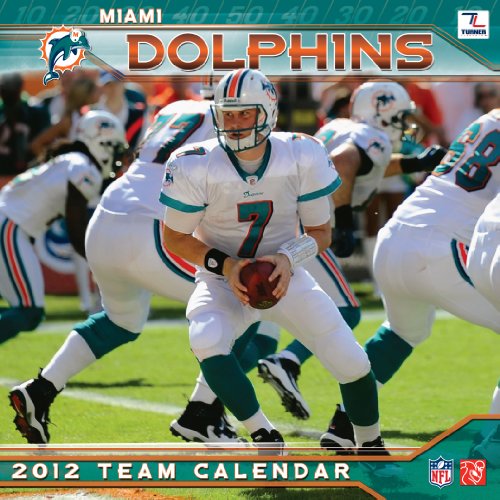 2012 MIAMI DOLPHINS MINI WALL CALENDAR