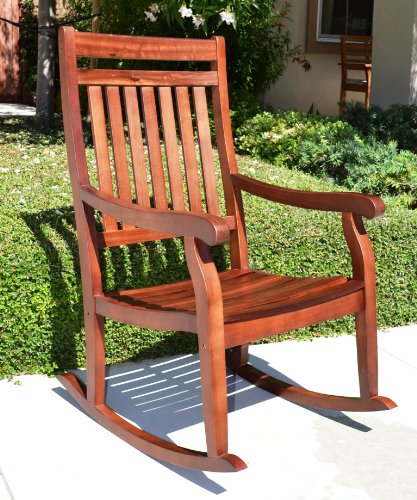 Rocking Chair Solid Hardwood Teak Finished On Sale