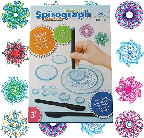 Spirograph Deluxe Design Set educational toys Drawing toys Spirograph set For Adults and Kids