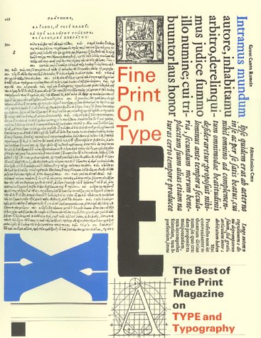 Fine Print on Type: The Best of Fine Print Magazine on Type and Typography
