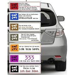 COOLE SKULL SPR�CHE SPRUECHE Auswahl von 1 aus VERSCHIEDENEN MOTIVEN Aufkleber Autoaufkleber