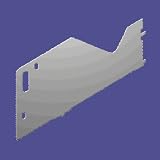 HON 515704X Extra Shelf Dividers for HON Lateral Files, Metal, 7-1/2 x 15, Gray, 10/Pack