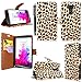 Cellularvilla Wallet Case for LG G3 Pu Leather Wallet Card Flip Open Pocket Case Cover Pouch (Brown Leopard)