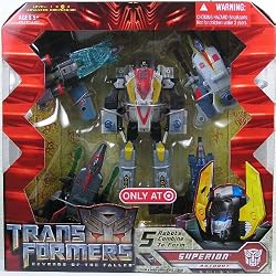 Transformers 2: Revenge of the Fallen Exclusive 5-Figure Combiner Set Superion