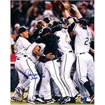 Orlando Hernandez Chicago White Sox - 2005 ALCS Championship Celebration - 8x10 Autographed Photograph