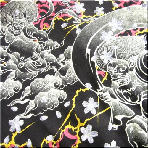 mou019 和柄 パーカー 桜 风神雷神 风雷神 刺繍 【3色】 ジップアップ フルジップ 男性 ZIP ちりめん mou019樱花日本模式帕克富锦市雷神雷神风格的刺绣[ 3 ]彩色拉链拉上全拉链男装邮递黑纱 摩西摩西购物网