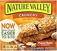Nature Valley Crunchy Granola Bars, Peanut Butter, 1.5 oz, 6 Count, 6 Pack
