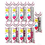 Nail Wraps For Toenails!!! ONLY 2.77 Per Set!!! - Bundle of 9 (D1) Nail Wraps / Nail Foils / Nail Stickers for Toenails By Cheeky.