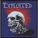 Exploited - Mohawk Skull Patch Cool