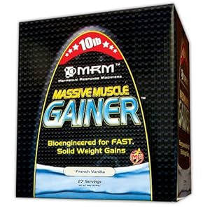 MRM Massive Muscle Gainer, French Vanilla, 10-Pound Package
