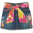 The Children's Place Big-Girls Pineapple Denim Skort