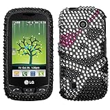MyBat LG Cosmos Diamante Protector Cover - Skull