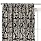 Waverly Damask Panel - Black/ White (54x84")