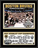 Mounted Memories Boston Bruins 2011 Stanley Cup Champions 12X15 Plaque