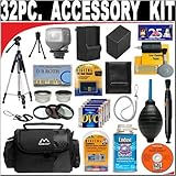 32 Pc Ultimate Deluxe Db Roth Accessory Kit for the Canon Vixia Hv30 Minidv High Definition Camcorder with 10x Optical Image Stabilized Zoom