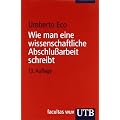 Wie man eine wissenschaftliche Abschlu�arbeit schreibt