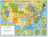 2007 CodeTracker Area Code Map: Area Codes for the US, Canada and Parts of the Caribbean