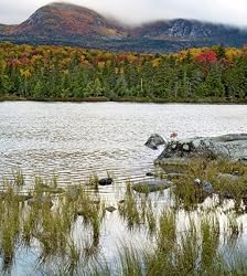 Fall at Sandy Stream Pond, Baxter State Park, Maine - Pretty 16x20 Photographic Print by Brendan Reals