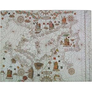 Sea Chart of the Mediterranean Novelty Design Mouse Pad Mousepad