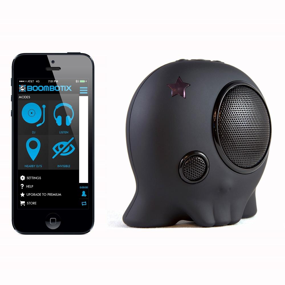 Boombotix Boombot2+ Ultraportable Speaker (Black) MP3