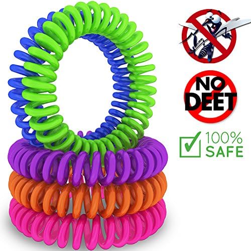 Premium Mosquito Repellent Bracelets by Cravegreens®, Pack of 10 - Pest Control Repeller - Up to 250Hrs of Insect Protection - Outdoor &amp; Indoor, Wrist Bands for Adults &amp; Kids -No Spray, Deet-free - All Natural Plant Oils
