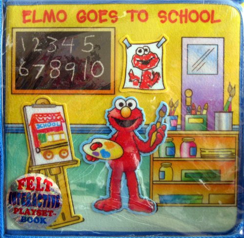 Soft Play Felt Playset Book: Elmo Goes to School