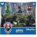 Brave Pixar Disney Parks Figurine PVC Playset Play Set Cake Topper NEW by Disney