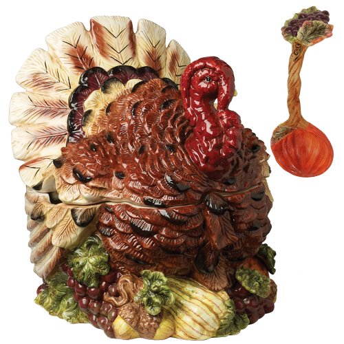 Thanksgiving Decor with Elegant Tabletop Turkey Centerpieces
