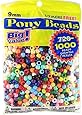 Pony Beads Multi Color 9mm 1000 Pcs in Bag