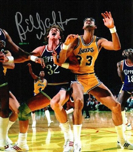 Autographed/Hand Signed Bill Walton - San Diego Clippers 8x10 Photo