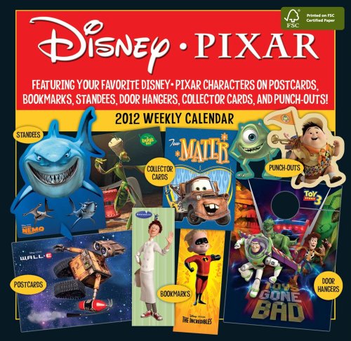Disney Pixar: 2012 Weekly Postcard Calendar