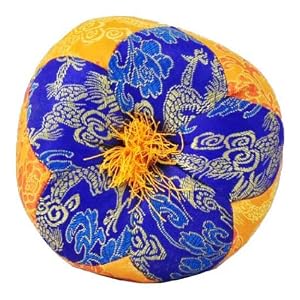 Tibetan Blue Singing Bowl Cushion