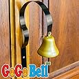 GoGo Bell Dog Doorbell for Housebreaking / Housetraining Door Bell/ Potty Training Your Poochie to Let You Know When they Need to Tinkle (Black, Qty 1)