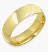 Traditional 17 Karat Ladies Yellow Gold 7mm Comfort Fit Wedding Ring - 7.75