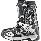Shift Racing Speedster Pee Wee Youth Motocross Motorcycle Boots - Color: Black, Size: K12