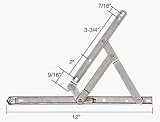 12 Standard Casement 4-Bar Window Hinge